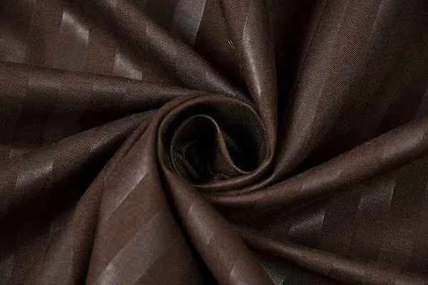 220TC_Elastic_Fitted_100%_Cotton_Feel_Stripes_Super_King_Size_Double_Bed_Bedsheet_with_2_Pillow_Cover_(78"x78"_Upto_12"_Mattress)_Brown